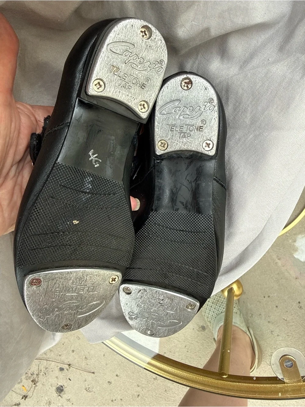 Capezio Black Mary Jane Kids TAP Dance Shoes